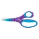 Olló, iskolai, 15 cm, FISKARS, ombré lila