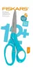 Olló, iskolai, 18 cm, FISKARS,  türkizkék