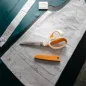   Olló, általános, 23 cm, FISKARS "RazorEdge Softgrip", narancssárga-fehér
