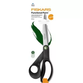   Olló, általános, 25 cm, FISKARS "Functional Form Renew", fekete