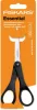 Olló, papírvágó, 18 cm, FISKARS "Essential", fekete