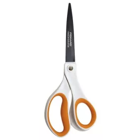   Olló, általános, tapadásmentes, 20 cm, FISKARS "Non-Stick", fehér