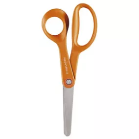   Olló, iskolai, 13 cm, FISKARS "First", narancssárga