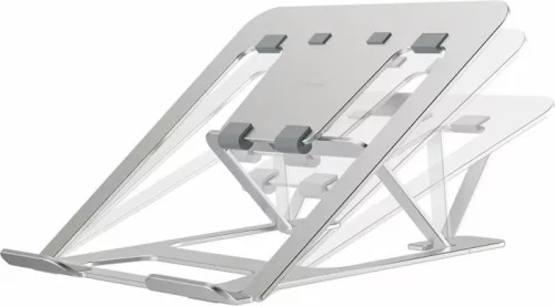 Laptopállvány, hordozható, FELLOWES "Alumia™, ezüst