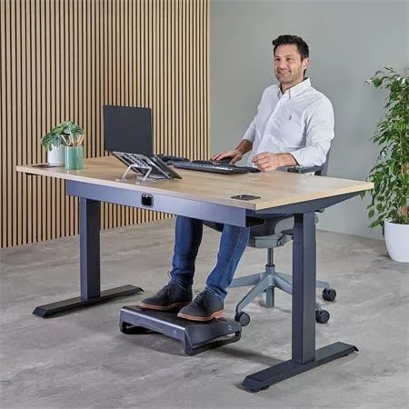 Laptopállvány, hordozható, FELLOWES "Alumia™, ezüst