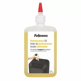  Karbantartó olaj iratmegsemmisítőhöz, 355 ml, FELLOWES "Powershred"