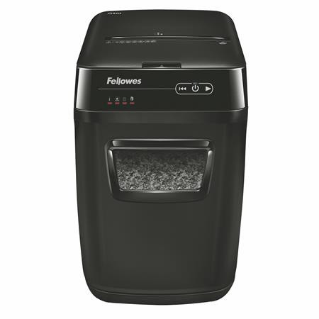 Iratmegsemmisítő, mikrokonfetti, 180 lap, FELLOWES "AutoMax™ 200M"