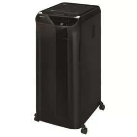   Iratmegsemmisítő, mikrokonfetti, 550 lap, FELLOWES "AutoMax 600M", fekete