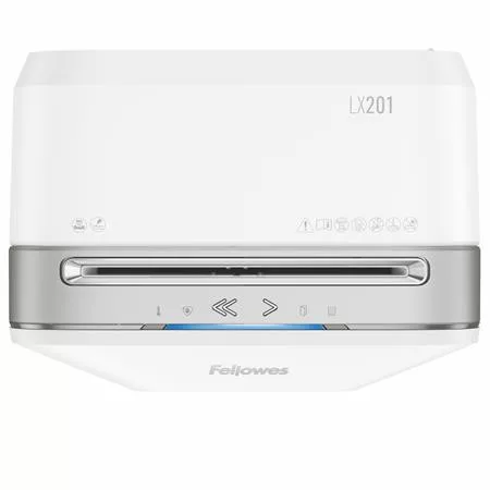Iratmegsemmisítő, mikrokonfetti, 11 lap, FELLOWES "Powershred LX201", fehér