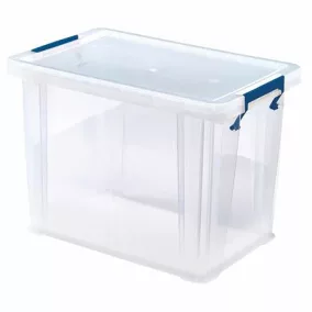   Műanyag tároló doboz, átlátszó, 18,5 liter, FELLOWES, "ProStore™"