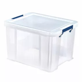  Műanyag tároló doboz, átlátszó, 36 liter, FELLOWES, "ProStore™"