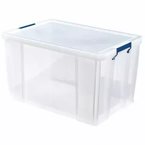   Műanyag tároló doboz, átlátszó, 85 liter, FELLOWES, "ProStore™"