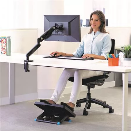 Monitortartó kar, egy monitorhoz, FELLOWES, "Platinum Series™ Single", fekete