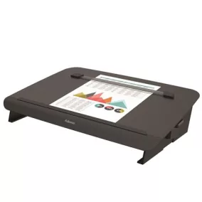   Író pad/dokumentumtartó, FELLOWES "Hana™", fekete