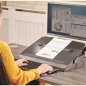   Író pad/dokumentumtartó, FELLOWES "Hana™", fekete