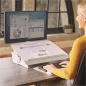   Író pad/dokumentumtartó, FELLOWES "Hana™", fehér