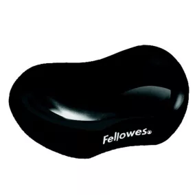   Csuklótámasz, mini, géltöltésű, FELLOWES "Crystal™ Gel", fekete