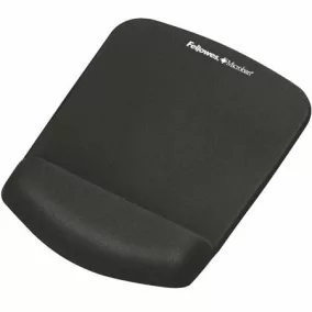   Egéralátét csuklótámasszal, habtöltésű, FELLOWES "PlushTouch™", fekete