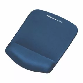   Egéralátét csuklótámasszal, habtöltésű, FELLOWES "PlushTouch™", kék