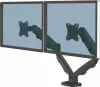 Monitortartó kar két monitorhoz, FELLOWES "Eppa™  "Dual", fekete