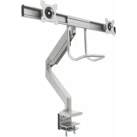   Monitortartó kar, két monitorhoz, FELLOWES "Eppa™ Crossbar", ezüst