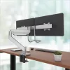 Monitortartó kar, két monitorhoz, FELLOWES "Eppa™ Crossbar", ezüst
