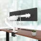   Monitortartó kar, két monitorhoz, FELLOWES "Eppa™ Crossbar", fehér