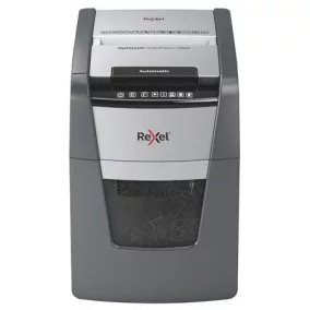   Iratmegsemmisítő, konfetti, 100 lap, REXEL "Optimum AutoFeed+ 100X"