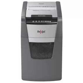   Iratmegsemmisítő, konfetti, 150 lap, REXEL, "Optimum AutoFeed+ 150X"