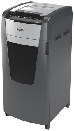 Iratmegsemmisítő, konfetti, 750 lap, REXEL, "Optimum AutoFeed+ 750X"
