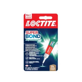   Pillanatragasztó gél, 3 g, HENKEL "Loctite Super Bond Repositionable Gel"