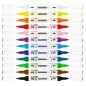   Dekormarker készlet, akril, 1-2 mm, kétvégű, KORES " K-Kreative", 12 különböző szín
