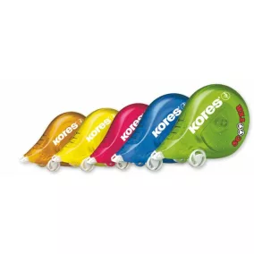  Hibajavító roller, 4,2 mm x 8 m, KORES "Scooter", vegyes színek