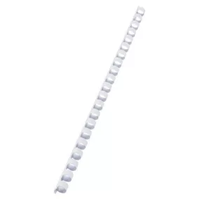 Spirál, műanyag, 10 mm, 41-55 lap, VICTORIA OFFICE, fehér