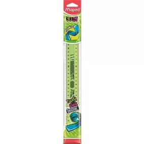   Vonalzó, műanyag, törhetetlen, 30 cm, MAPED "Twist'n Flex"