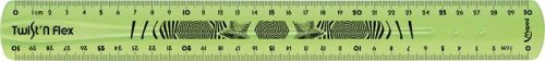 Vonalzó, műanyag, törhetetlen, 30 cm, MAPED "Twist'n Flex"