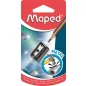 Hegyező, egylyukú, fém, MAPED "Satellite"