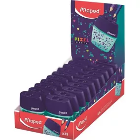   Hegyező display, kétlyukú, tartályos, MAPED "Pixel Party Shaker"