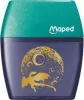 Hegyező, kétlyukú, tartályos, MAPED „Dragon Shaker sárkány”