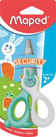 Olló, óvodai, 12 cm, műanyag él, MAPED "Kidi Cut"