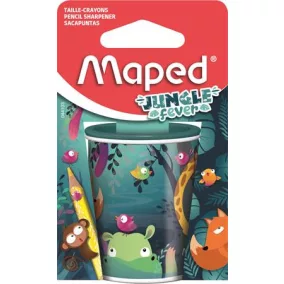   Hegyező, kétlyukú, tartályos, MAPED "Jungle Fever"