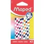   Radír, kockamintás, MAPED „Checkerboards”, vegyes minták, 2 db