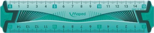 Vonalzó, műanyag, hajlítható, 15 cm, MAPED "Flex"