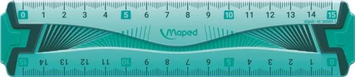 Vonalzó, műanyag, hajlítható, 15 cm, MAPED "Flex"