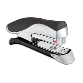   Tűzőgép, 24/6, 26/6, 20 lap, MAPED "Ergologic Half-Strip", ezüst-szürke