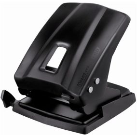   Lyukasztó, kétlyukú, 45 lap, fém, MAPED "Essentials 45", fekete