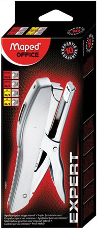 Tűzőgép, kézi, 24/6, 26/6, 20 lap, MAPED "Expert Plier"