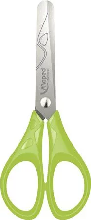 Olló, iskolai, 13 cm, MAPED "Essentials Pulse", vegyes színek