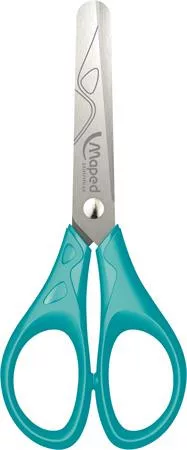 Olló, iskolai, 13 cm, MAPED "Essentials Pulse", vegyes színek
