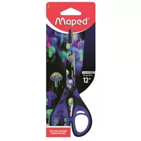 Olló, iskolai, 16 cm, MAPED "Deepsea Paradise"